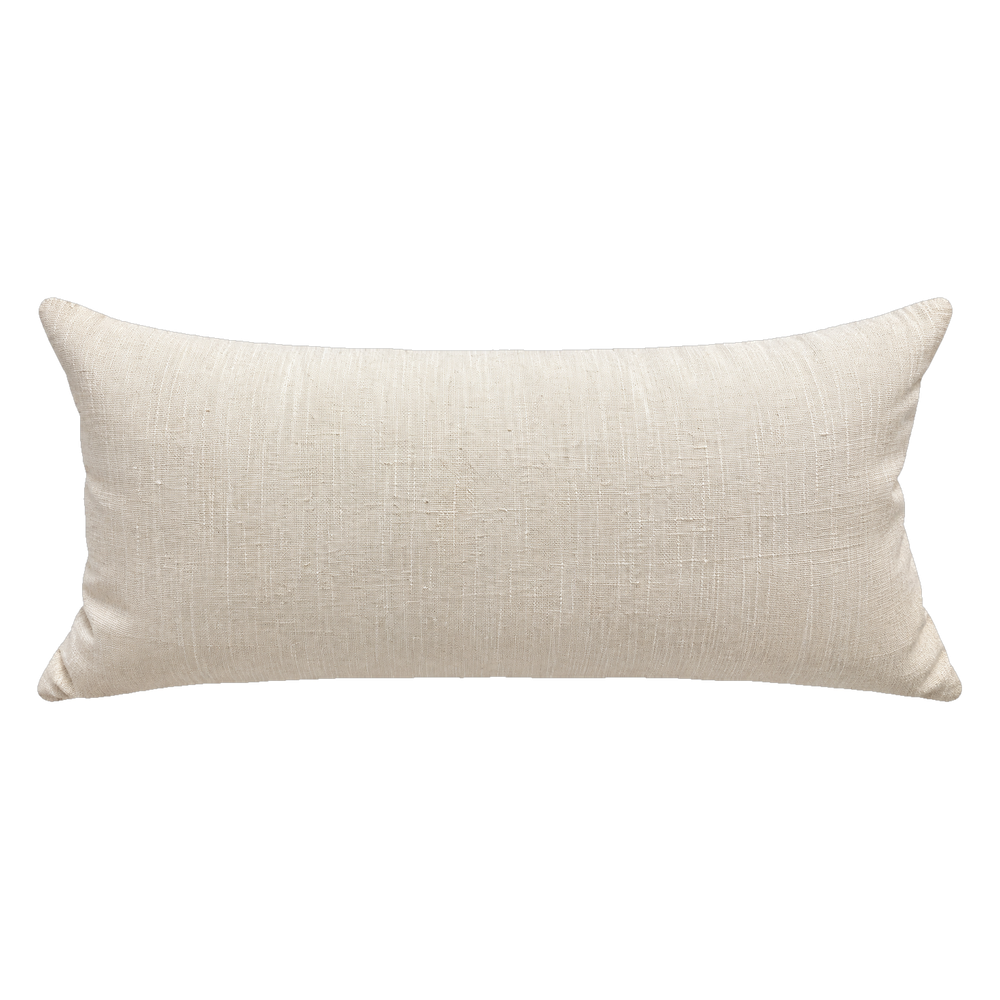 Almofada Linho Misto Cru Lombar 60x30