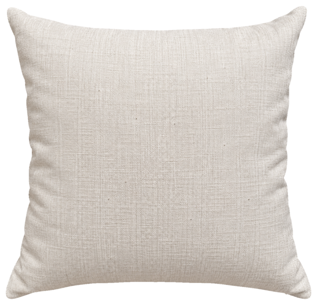 Almofada Sarja Cinza-Claro Quadrada 45x45